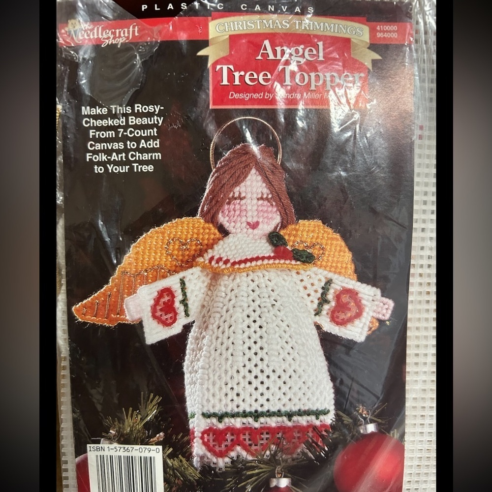 Needlecraft Shop Angel Tree Topper Kit Vintage Christmas Holiday
